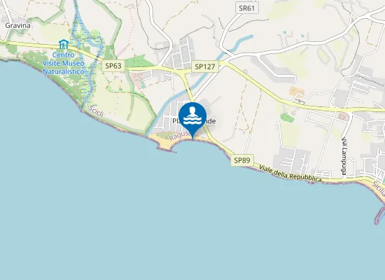 Map of SPIAGGIA ''PLAYA GRANDE''