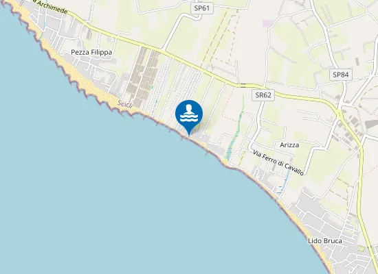 Map of SPIAGGIA SPINA SANTA