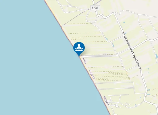 Map of SPIAGGIA COSTA ESPERIA