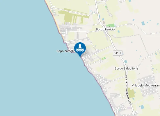 Map of SPIAGGIA BAIA DORICA