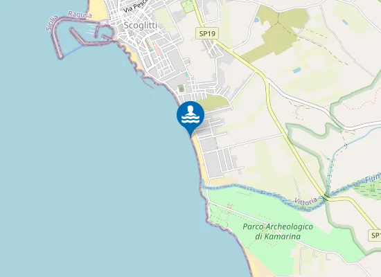 Map of SPIAGGIA CAMARANA