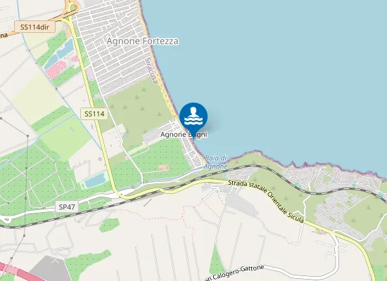 Map of BAIA AGNONE-LIDO MURGANZIO