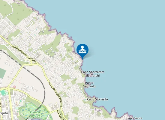 Map of VILLA MARINA-ALBERGO V.MARINA