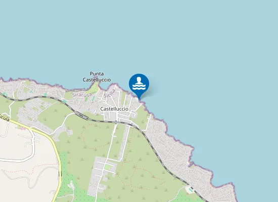 Map of CASTELLUCCIO-ZONA PROSCPICIENTE STAZIONE