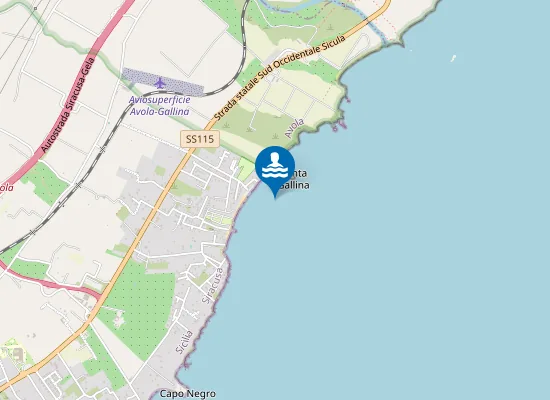 Map of CHIUSE DI CARLO -CAMPING SABBIADORO