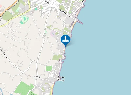 Map of SPIAGGIA C.DA ZUCCARA