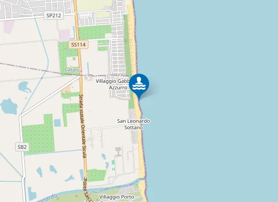 Map of S.LEONARDO SOTTANO-KM 1,5 NORD FIUME