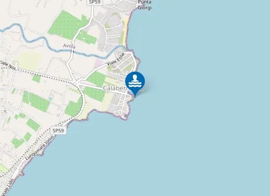 Map of BALATA-KM 0,3 SUD FIUME ASINARO