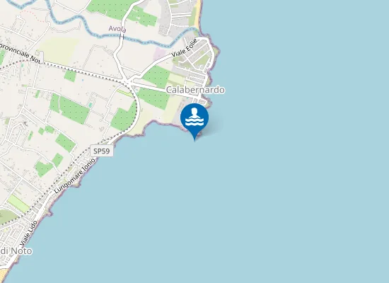 Map of BALATA-KM 1,3 SUD FIUME ASINARO