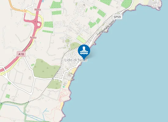 Map of GUARDIOLA-KM 0,5 NORD FOCE F. GIOI