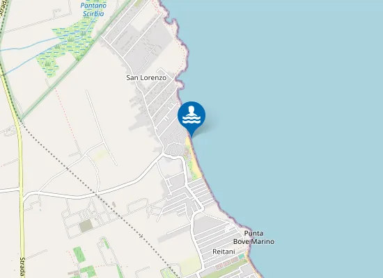 Map of REITANI-VILLAGGIO TURISTICO SAN LORENZO