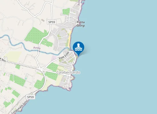 Map of MT. 200 SUD FIUME ASINARO