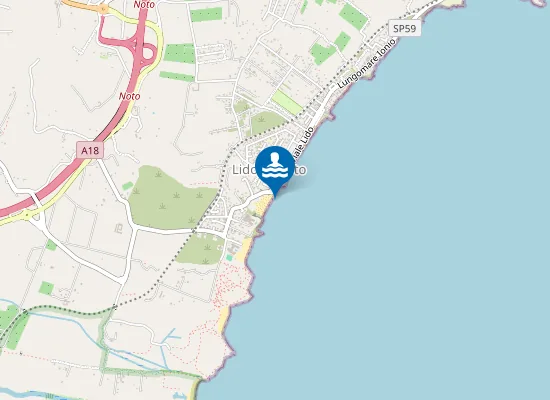 Map of KM. 0,25 NORD FIUME GIOI