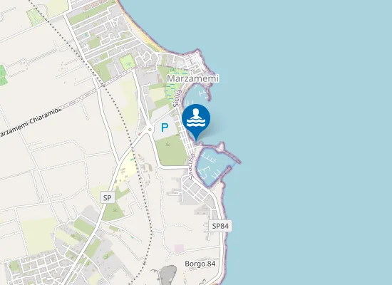 Map of LIDO MARINELLA-KM 1 SUD MARZAMEMI