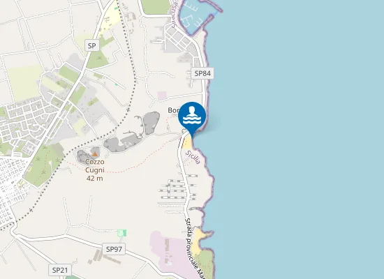 Map of SPIAGGIA COSTA CAVETTONE