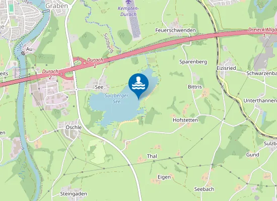 Map of SULZBERGER SEE SULZBERG SUEDOSTUFER