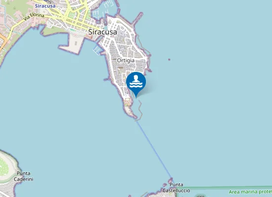 Map of CALA MURAGLIA ROSSA