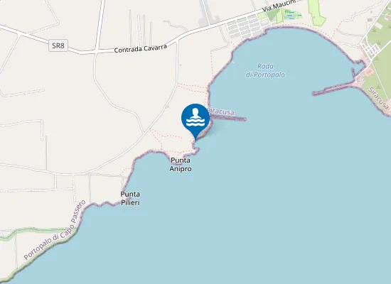 Map of KM. 0,3 NORD PUNTA ANIPRO