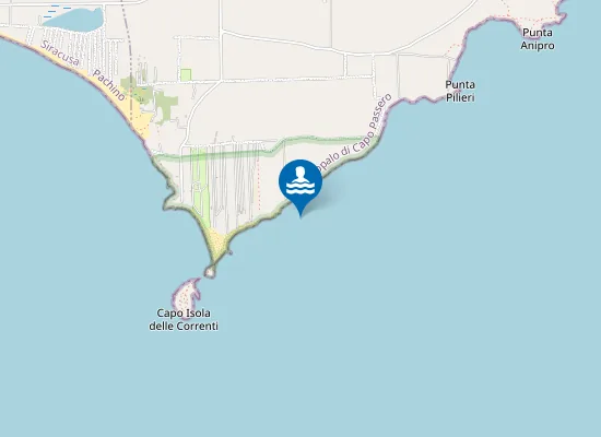 Map of C/DA GUARDIANI A KM. 1 NORD IS. CORRENTI