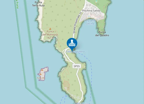 Map of CALA DRAGONARA