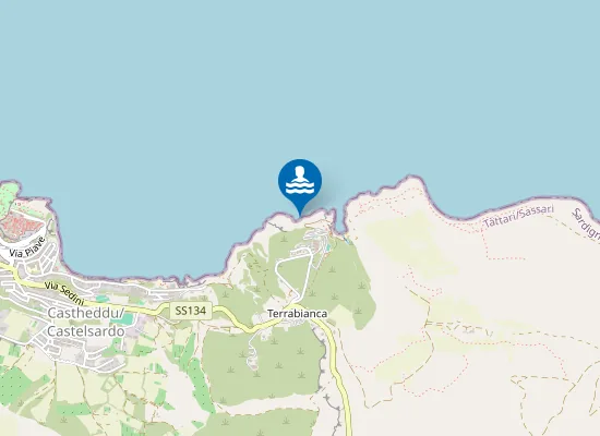 Map of 250 MT NORD SCARICO 45