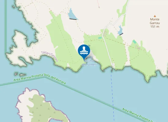 Map of PORTO VECCHIO FORNELLI