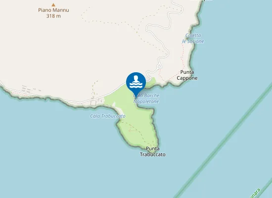 Map of CALA BARACHE NAPOLETANE