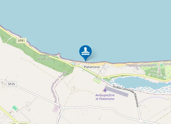 Map of LIDO MILITARE