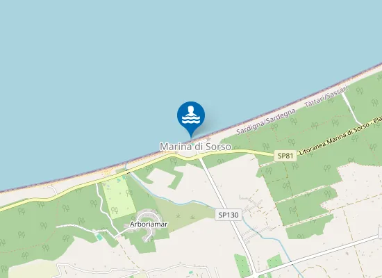 Map of MARINA DI SORSO