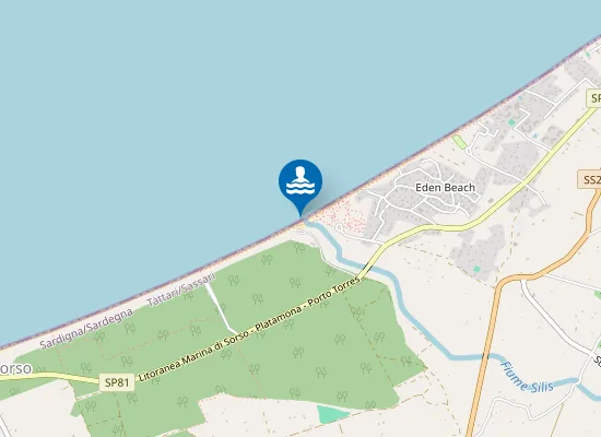 Map of FOCE RIO SORSO