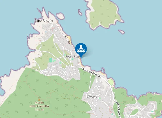 Map of L'APPRODO - SP.ROCCA RUJA