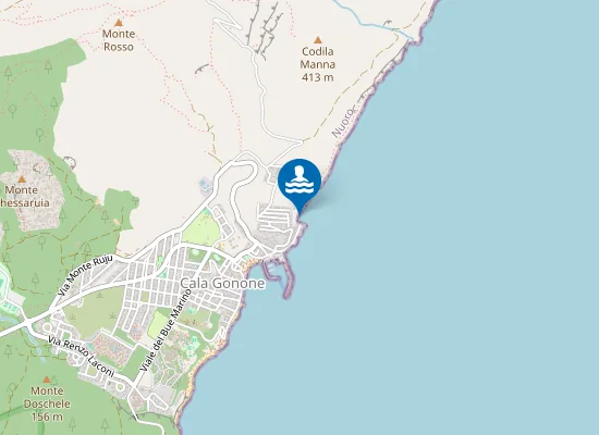 Map of SCOGLIERA 'S'ABBA DURCHE'