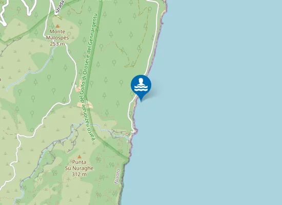 Map of SPIAGGIA 'ZIU MARTINE'