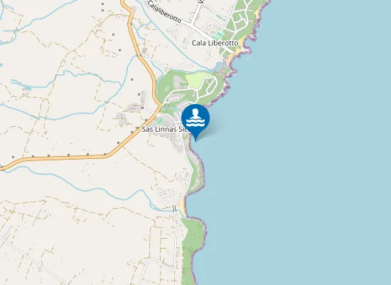 Map of SPIAGGIA SAS LINNAS SICCAS