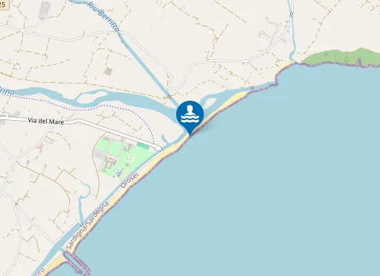 Map of 150 MT AD OVEST FOCE FIUME CEDRINO