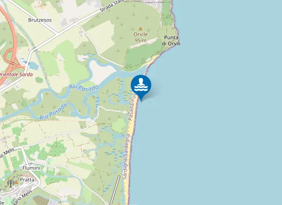 Map of SPIAGGIA ORVILLE