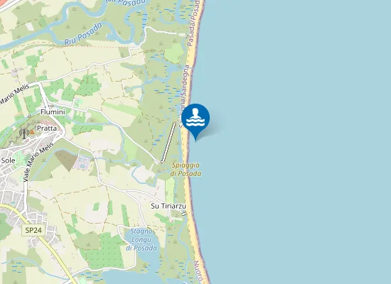 Map of SPIAGGIA SU TIRIARZU