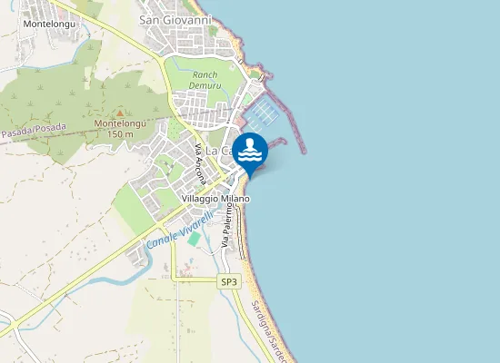 Map of FOCE CANALE VIVARELLI