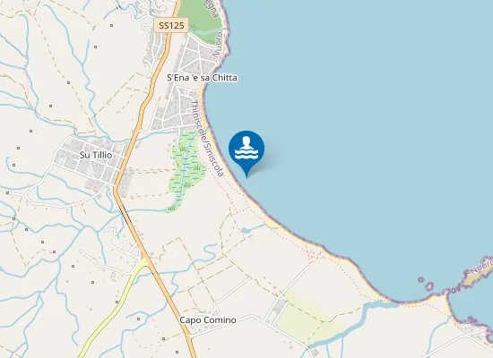 Map of S'ENA 'E SA CHITTA