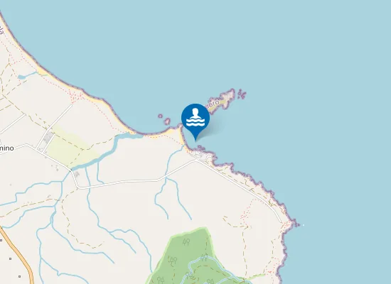 Map of SPIAGGIA CAPO COMINO