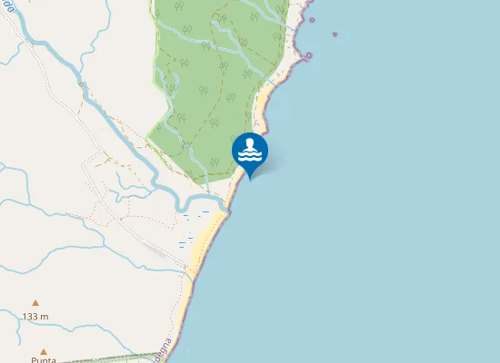 Map of SPIAGGIA BERCHIDA