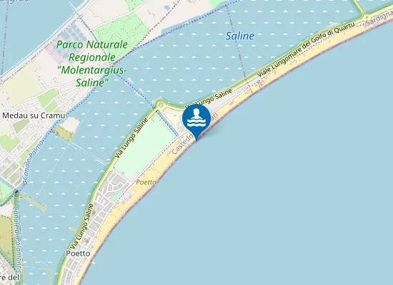 Map of POETTO FRONTE EX GOLFO ANGELI HOTEL