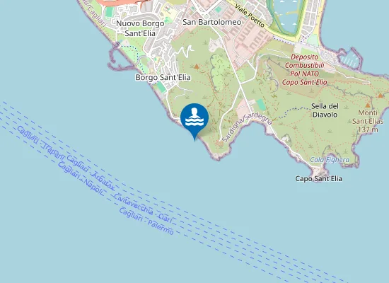 Map of SANT'ELIA SPIAGGIOLA