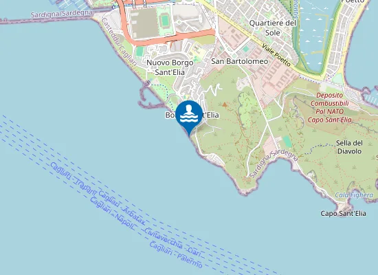 Map of BORGO S. ELIA