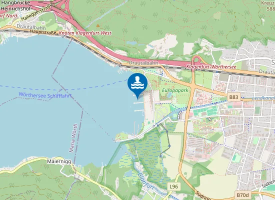 Map of WÖRTHERSEE, KLAGENFURT