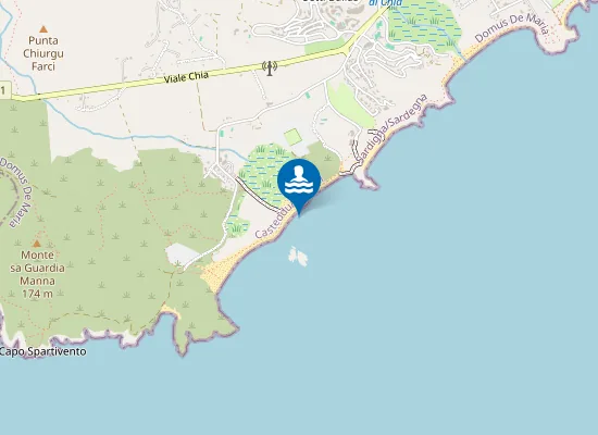 Map of CAPO SPARTIVENTO