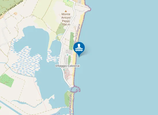 Map of HOTEL COLOSTRAI