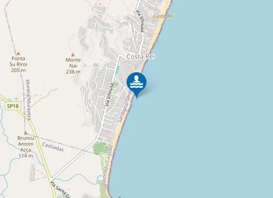 Map of COSTA REI-CANTIERE NAUTICO TODDE