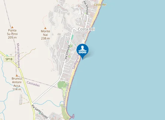 Map of COSTA REI-VIA DELLE ROSE