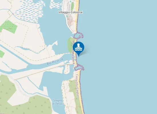 Map of FOCE DEL RIO PICOCCA